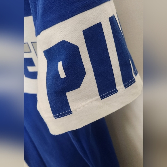 Los Angeles Dodgers XS Extra Small Skyline Victoria's Secret PINK Shirt Top MLB - Picture 3 of 7